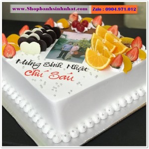 Bánh Sinh Nhật In Hình Ảnh - H371
